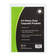 OSC Copysafe Pockets Heavy Duty A4 Unpunched, Pack of 5 - Cafe Supply