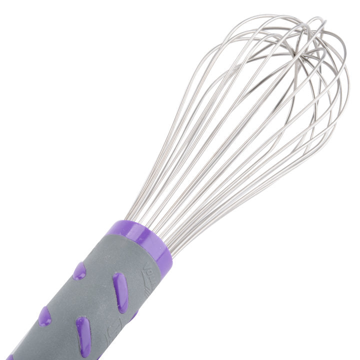 10-inch stainless steel piano whip with nylon handle - Cafe Supply