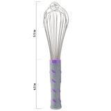10-inch stainless steel piano whip with nylon handle - Cafe Supply