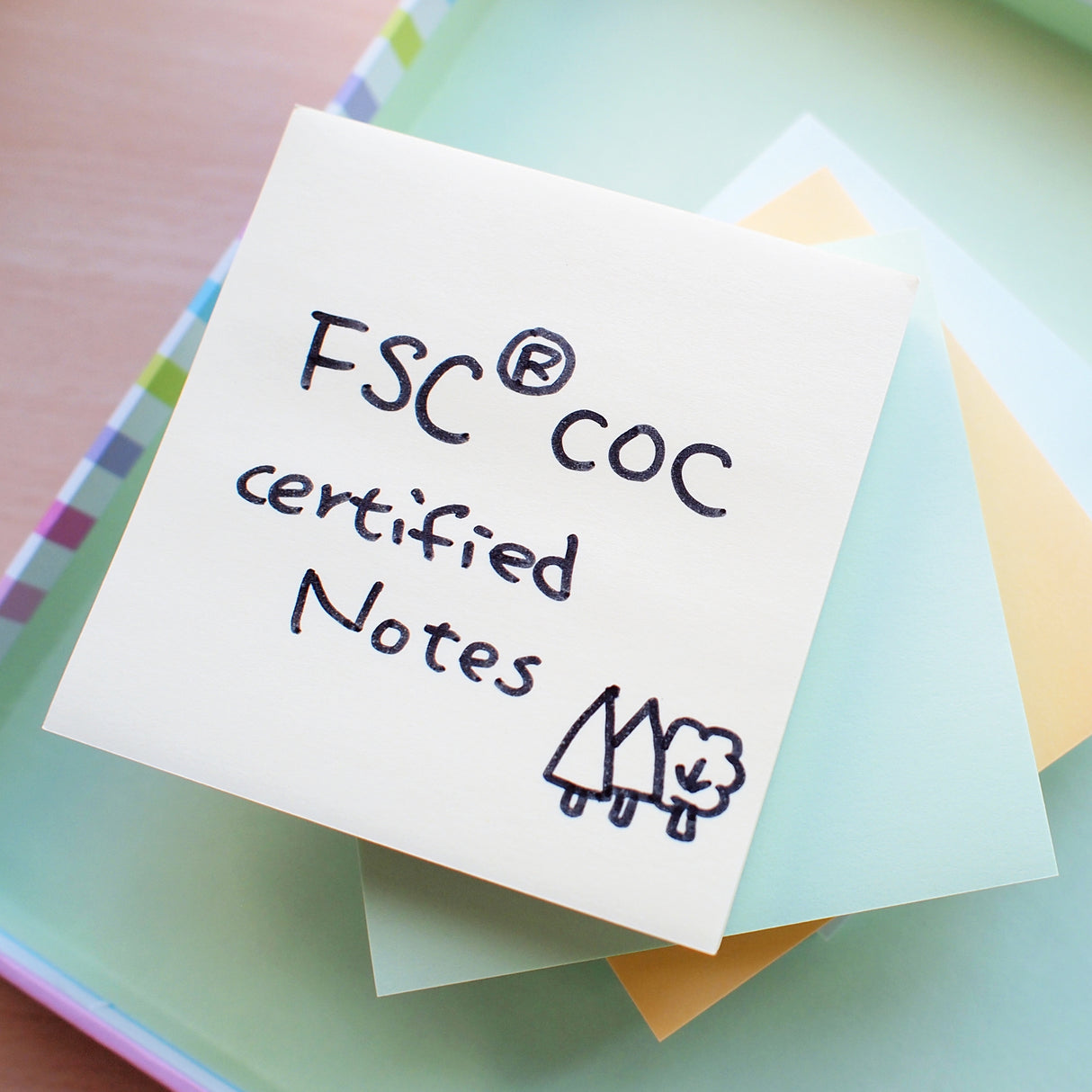 Stick'n FSC Note 76x76mm 90 Sheets Yellow - Cafe Supply