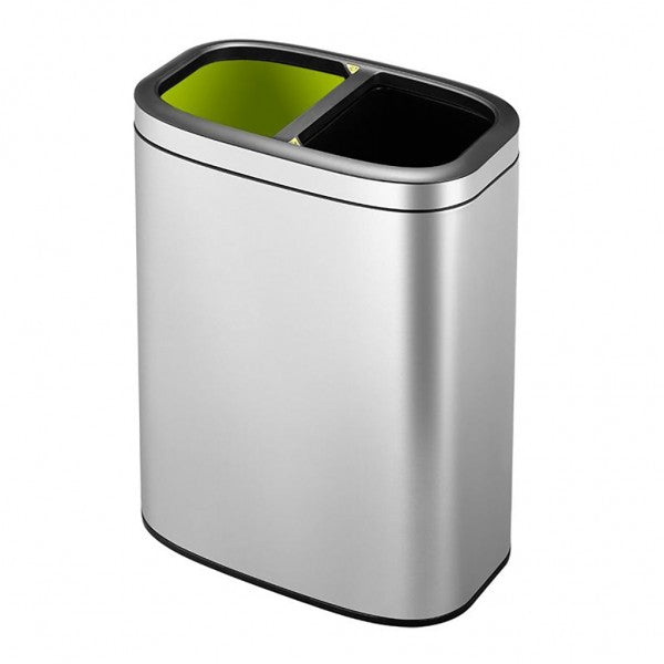 20L Rectangular S/S Recycling Bin - Cafe Supply