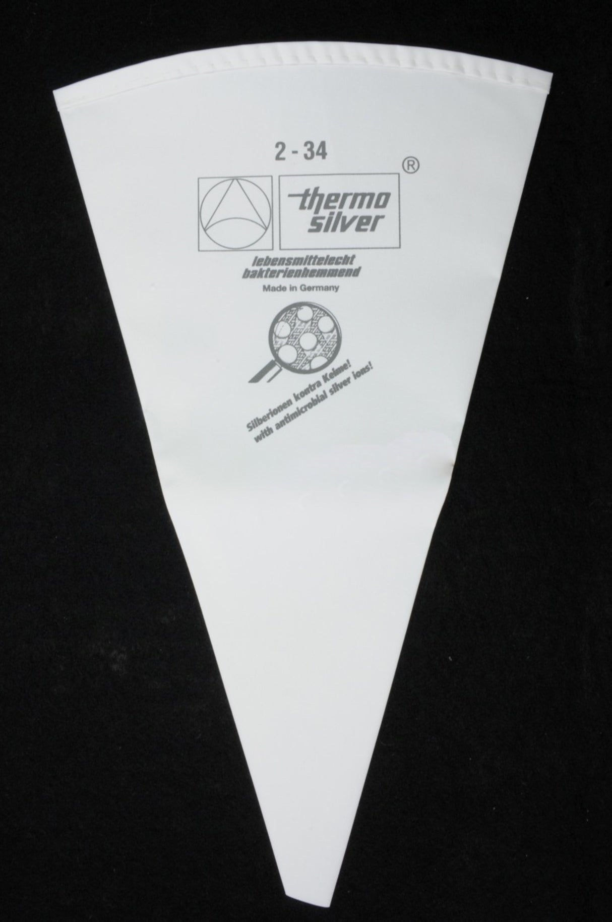 Thermo Antimicrobial (Silver) Pastry Bag 34cm (13") - Cafe Supply