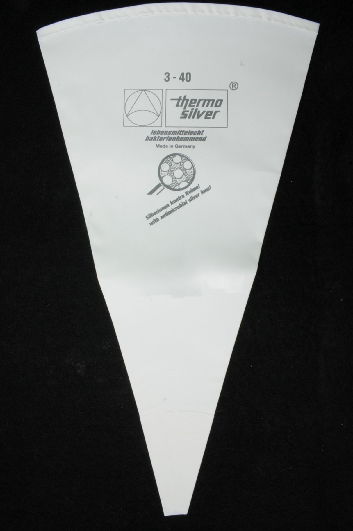 Thermo Antimicrobial (Silver) Pastry Bag 40cm (16") - Cafe Supply