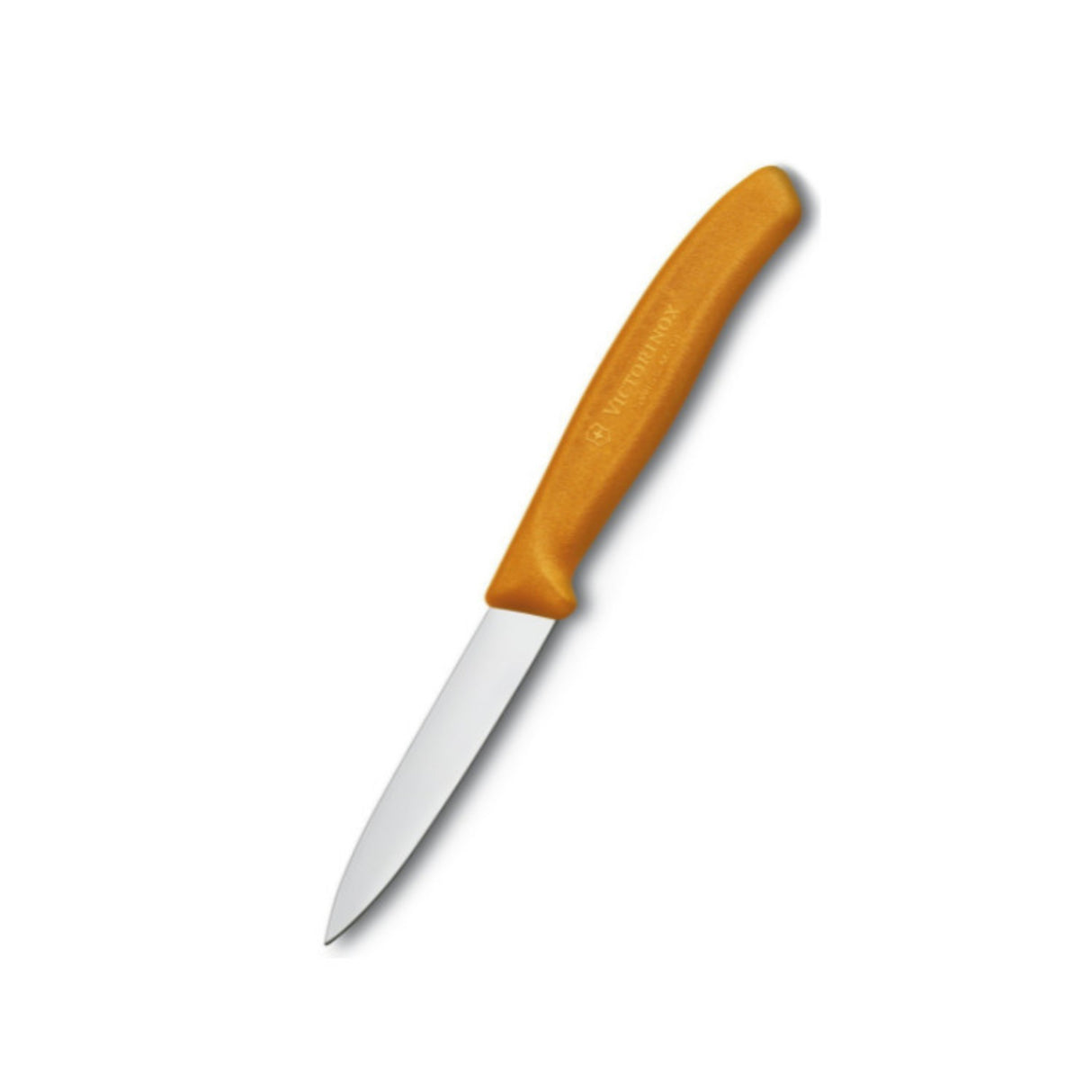 Paring Knife, Orange Nylon Handle (8cm Serrated Blade) - Cafe Supply