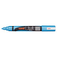 Uni Chalk Marker 1.8-2.5mm Bullet Tip Metallic Blue PWE-5M - Cafe Supply