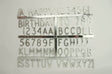 Letter & Numeral Set, silver - Cafe Supply