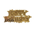 Happy Birthday Gold 65mm (6) - Cafe Supply