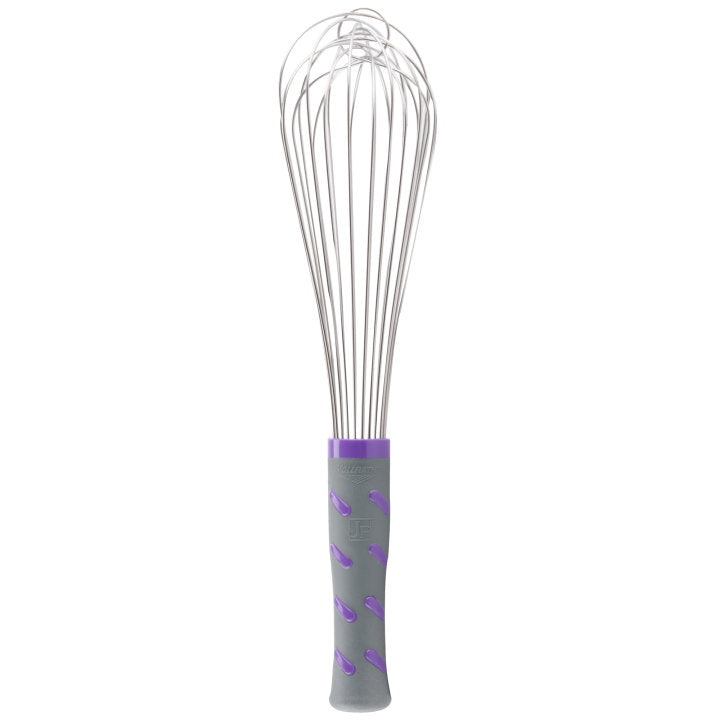 12-inch stainless steel piano whip with nylon handle - Cafe Supply