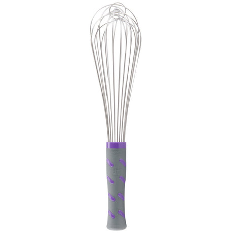 12-inch stainless steel piano whip with nylon handle - Cafe Supply
