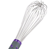 12-inch stainless steel piano whip with nylon handle - Cafe Supply