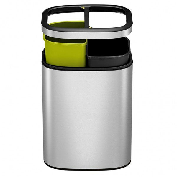 20L Rectangular S/S Recycling Bin - Cafe Supply