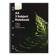 Icon Spiral 3 Subject Notebook A4 Soft Cover 300pg - Cafe Supply