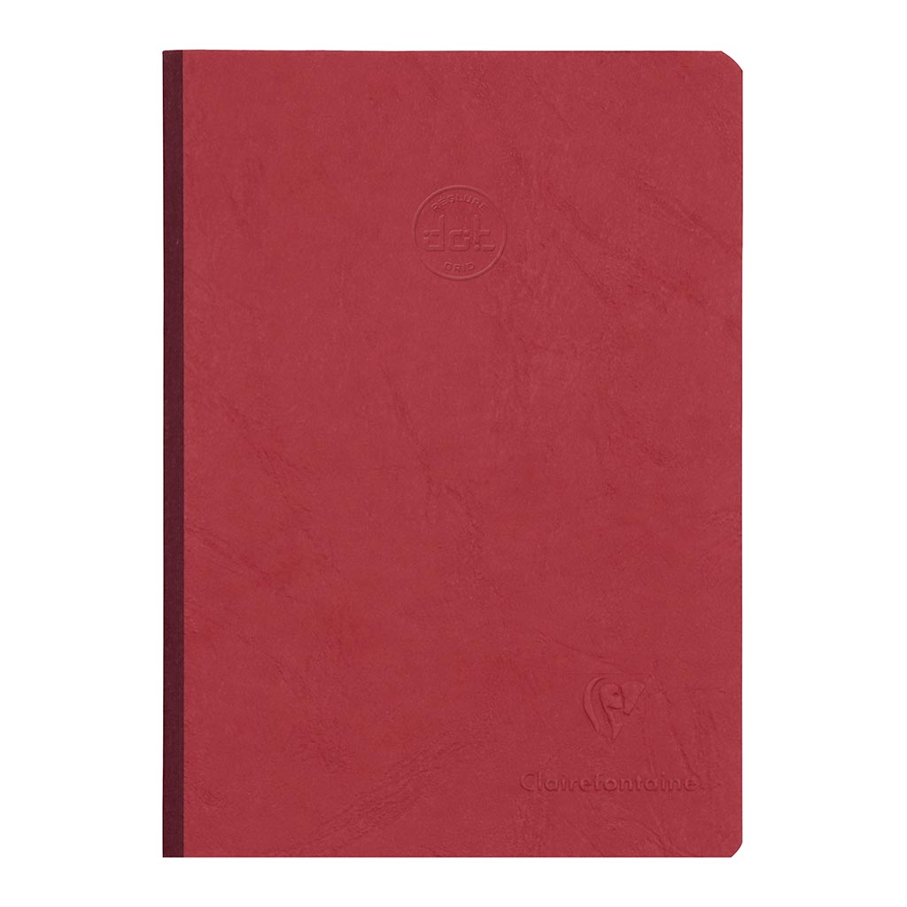Age Bag Clothbound Notebook A5 Dotted Red - Cafe Supply