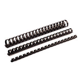 Fellowes Plastic Binding Coils 10mm Black, Pack of 100 - Cafe Supply