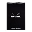Rhodia Classic Notepad Spiral A5 Dotted Black - Cafe Supply