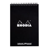 Rhodia Classic Notepad Spiral A5 Dotted Black - Cafe Supply