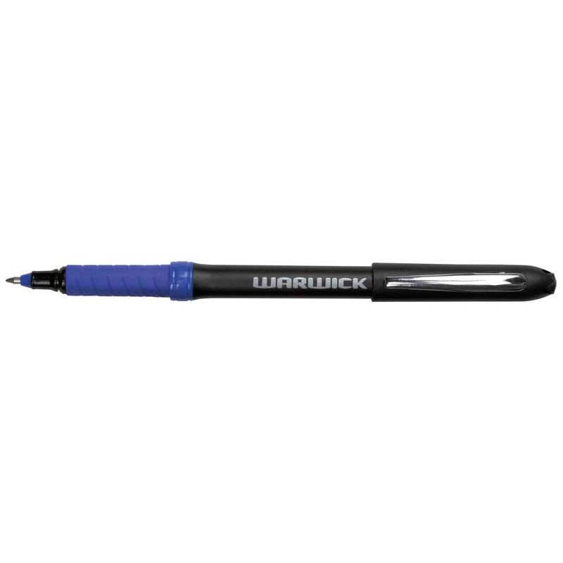 Warwick Pen Rollerball Capped Medium Blue Black Red 3 Pack - Cafe Supply