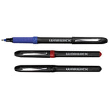 Warwick Pen Rollerball Capped Medium Blue Black Red 3 Pack - Cafe Supply