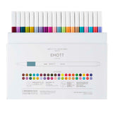 Uni Emott Everfine Fineliners 0.4mm Assorted 40 Pack - Cafe Supply
