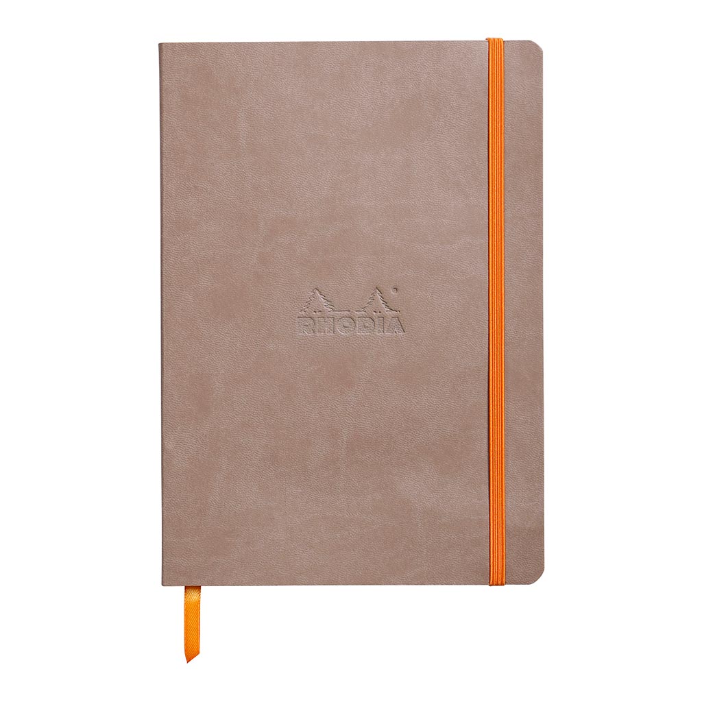 Rhodiarama Softcover Notebook A5 Lined Taupe - Cafe Supply