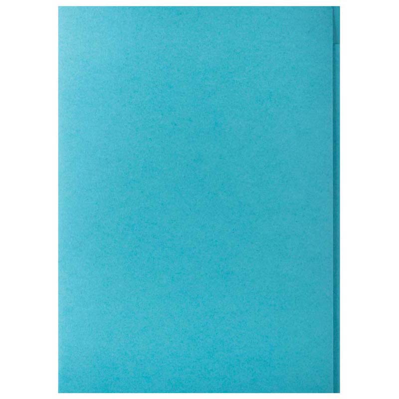 FM Presentation Folder Matte Blue Double Pocket 50 Pack 240gsm - Cafe Supply