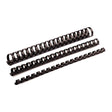 Fellowes Plastic Binding Coils 8mm Black, Pack of 25 - Cafe Supply
