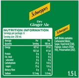 Schweppes Dry Ginger Ale 1.5l - Cafe Supply