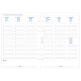 Filofax Any Year A5 Week to View Diary Refill - Cafe Supply