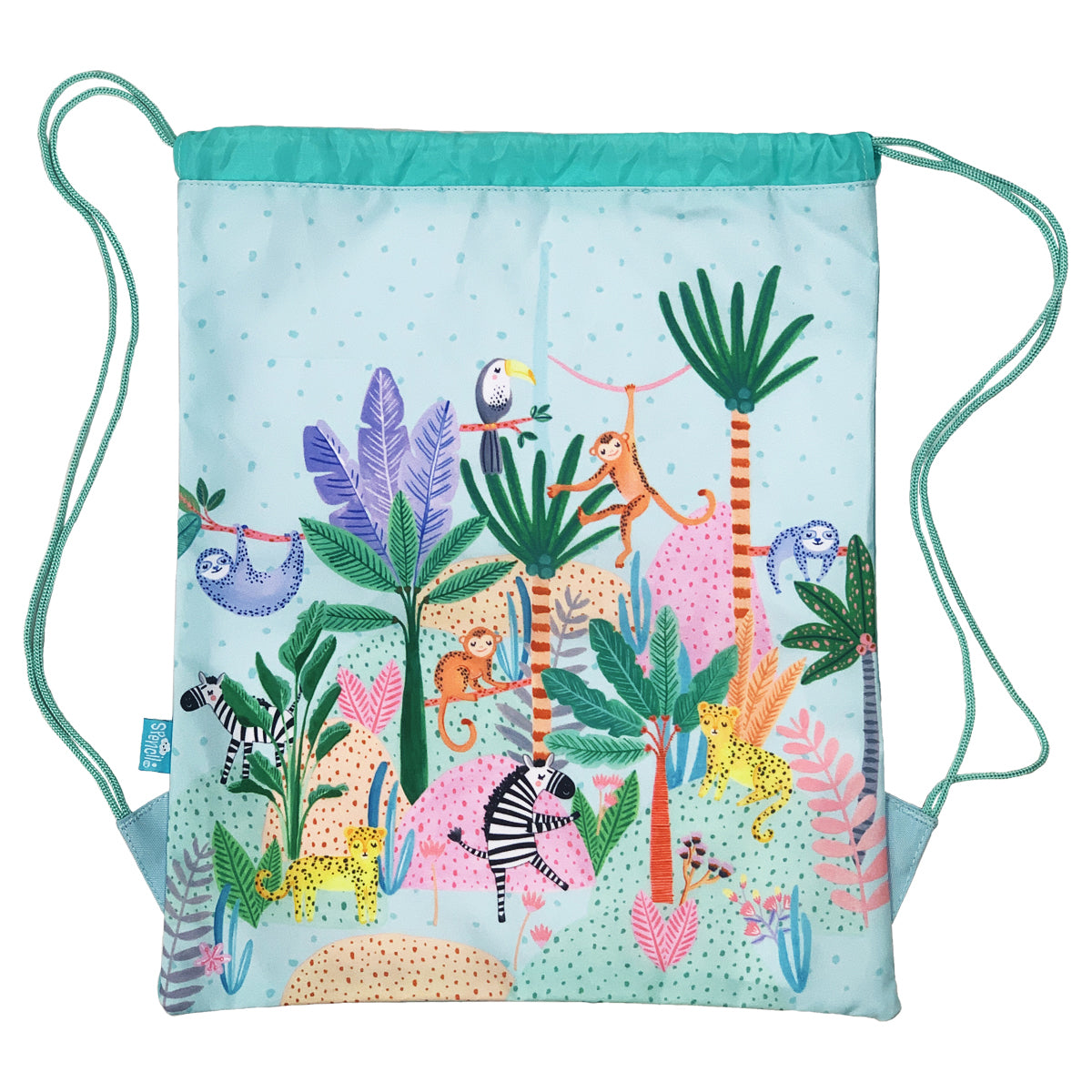 Spencil Wild Things Junior Drawstring Sports Bag - Cafe Supply
