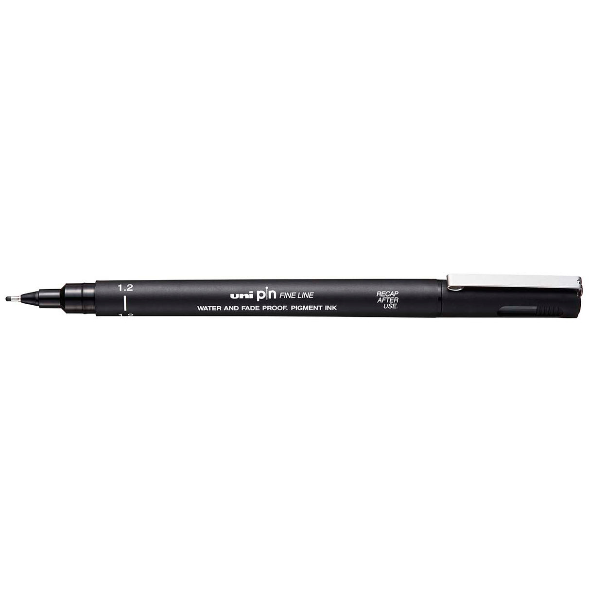 Uni Pin Fineline Permanent 1.2mm Black - Cafe Supply