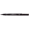 Uni Pin Fineline Permanent 2.0mm Chisel Tip Black - Cafe Supply