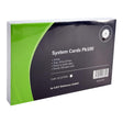 OSC System Cards 203x127mm White, Pack of 100 - Cafe Supply