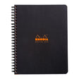 Rhodia Meeting Book Spiral A5+ Black - Cafe Supply