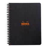 Rhodia Meeting Book Spiral A5+ Black - Cafe Supply