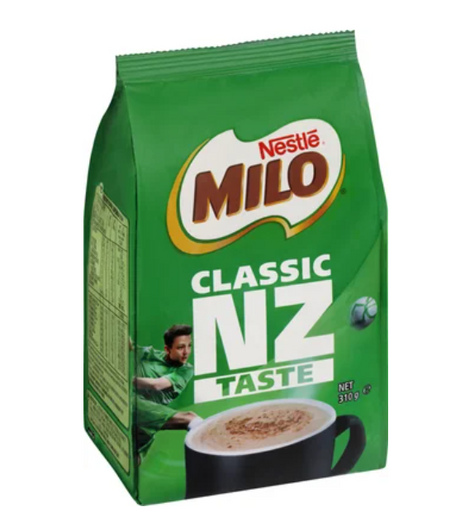 Nestle Milo Chocolate Malt Powder Hot or Cold Drink Bag 310g