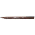 Uni Pin Fineline Permanent Brush Tip Sepia - Cafe Supply