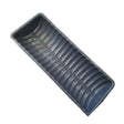 Half Round Ribbed Mould 310 x 120 x 50mm - Cafe Supply