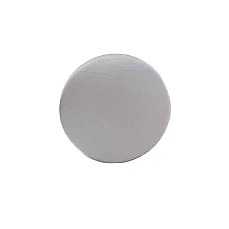 100mm or 4" Round 2mm Cake Card Silver - (Bundle of 100) - Cafe Supply