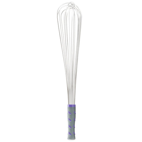 18-inch stainless steel piano whip with nylon handle - Cafe Supply