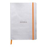 Rhodiarama Softcover Notebook A5 Lined Silver - Cafe Supply