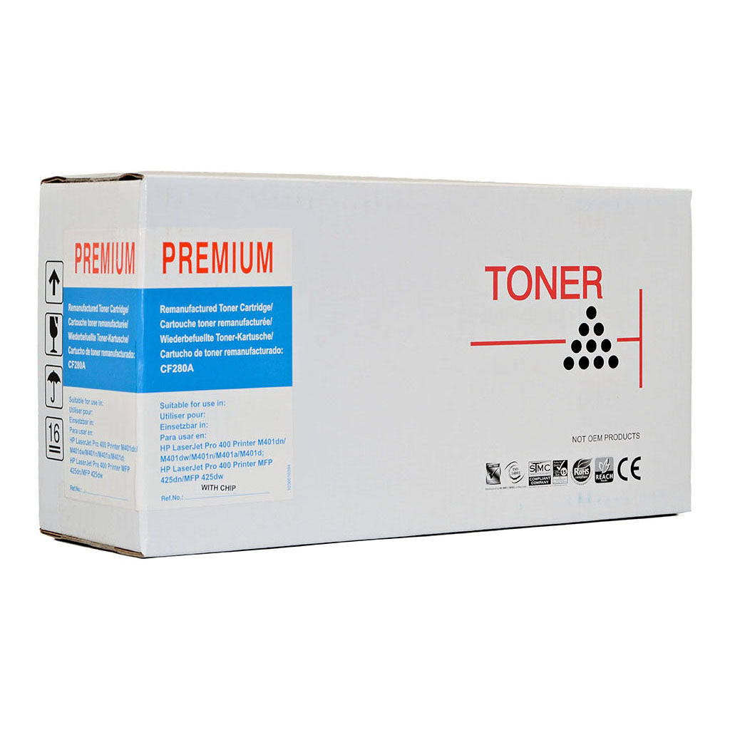 Icon Compatible HP CF280A Black Toner Cartridge - Cafe Supply