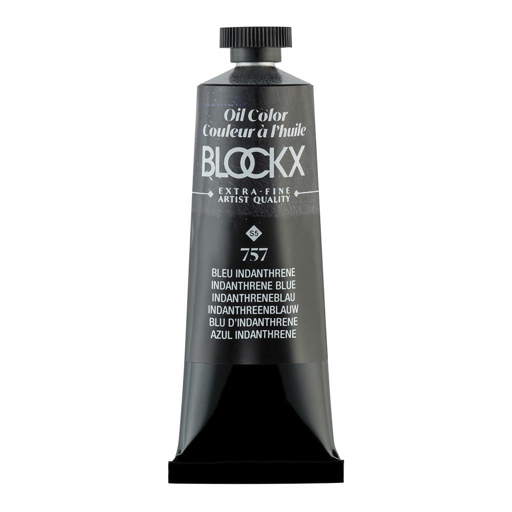 BLOCKX Oil Tube 35ml S5 757 Indanthrene Blue - Cafe Supply