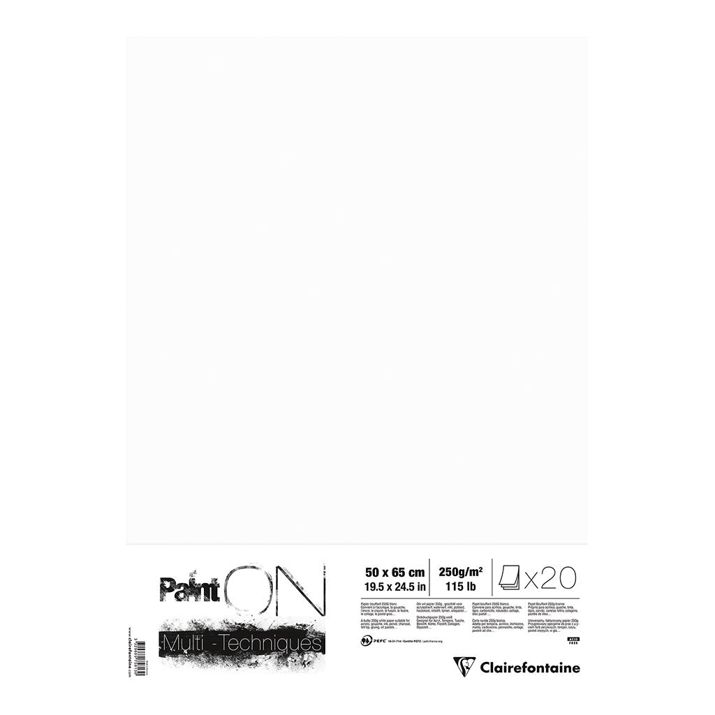 PaintON Paper White 50x65cm 20 Pack - Cafe Supply