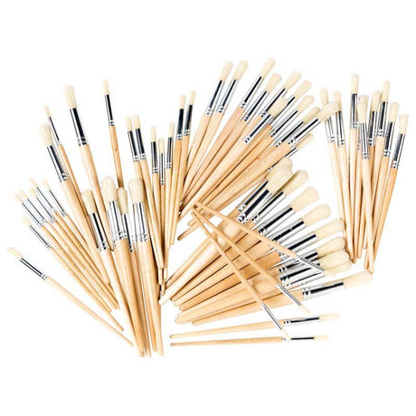 EC Brushes Hog Hair Round Pack 60 - Cafe Supply