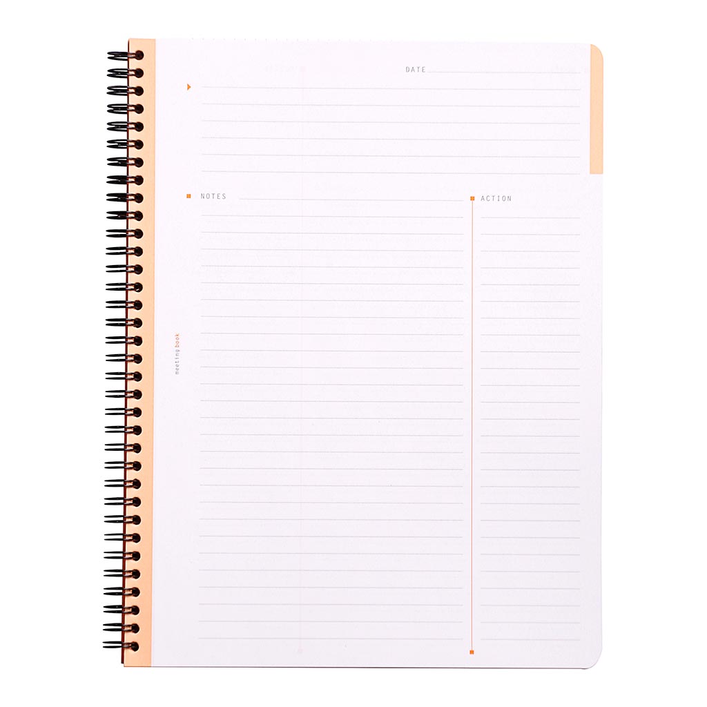 Rhodia Meeting Book Spiral A4+ Orange - Cafe Supply