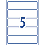 Avery Label L7146 Wrapround White Durable Laser 196x51mm 5up 12 Sheets - Cafe Supply