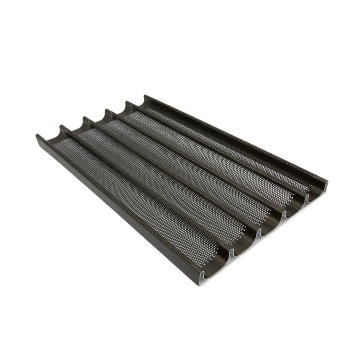 16" French Stick Tray - Perforated 737x400x34mm Teflon - Cafe Supply
