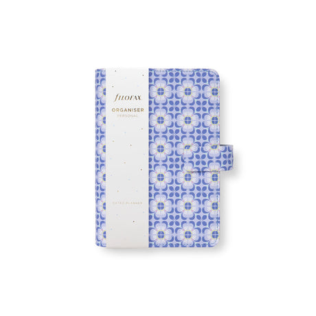 Filofax Organiser Mediterranean Personal Blue - Cafe Supply