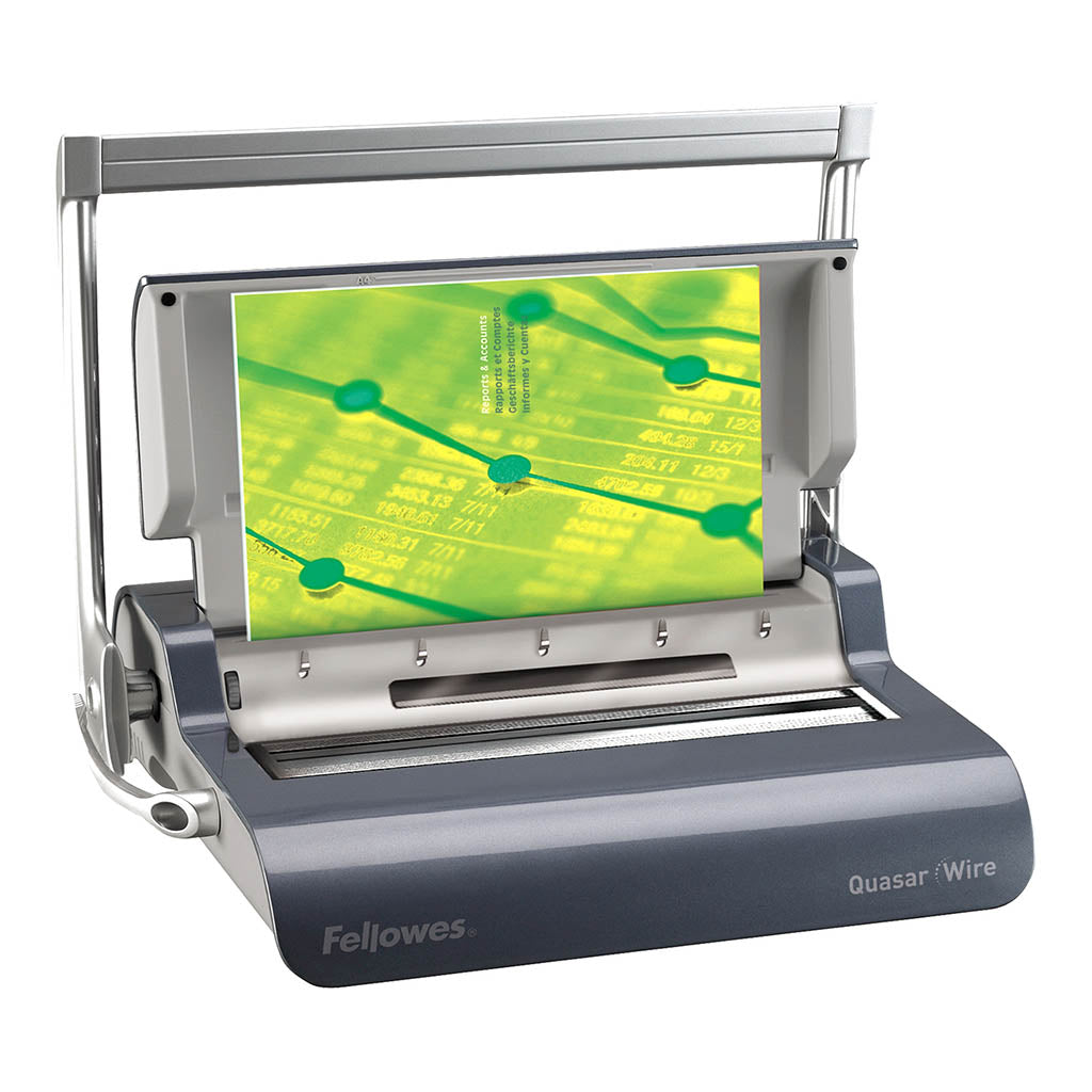 Fellowes Quasar 130 Wire Binding Machine - Cafe Supply