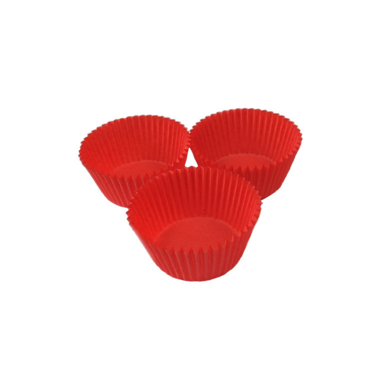 Standard Paper Cases Red 55x32.5mm (500) - Cafe Supply